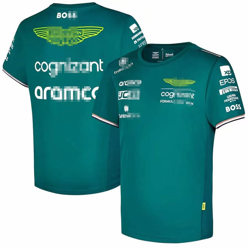 Camiseta Aston Martin Aramco Cognizant F1 Racing Team Verde 2023
